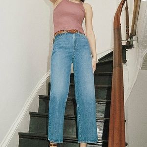 Madewell Perfect Vintage Wide Leg Crop Jean